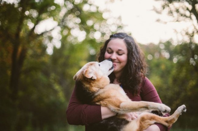 Трогательное прощание фотографа с собакой