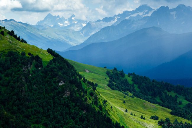 На изумрудных склонах Кавказа
