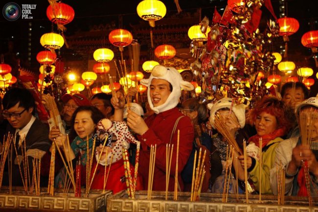 Как отпраздновали Китайский Новый год 2015