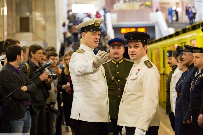 Московскому метро 80 лет! Выставка ретро-вагонов