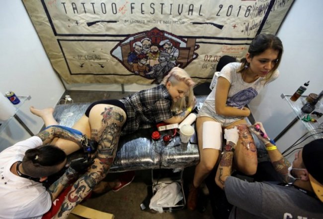Неделя татуировок в Сан-Паулу