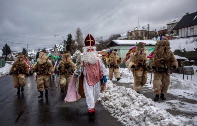 Рождественский парад в Чехии