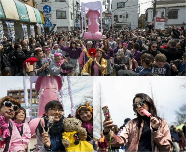 Ежегодный фестиваль пениса в Японии