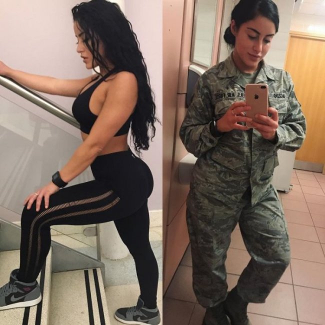 Алисия Маседо - фитоняша на службе ВВС США