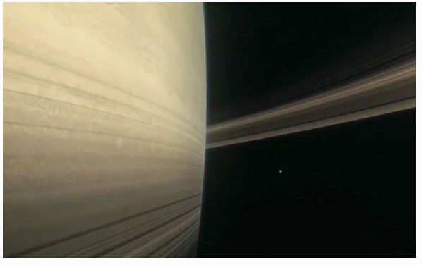 Запись звука с зонда Кассини в атмосфере Сатурна. Реальные звуки космоса