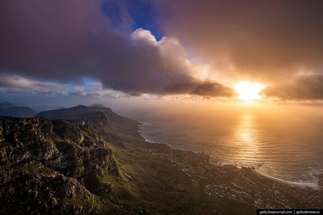 Кейптаун с высоты: самый красивый город Африки