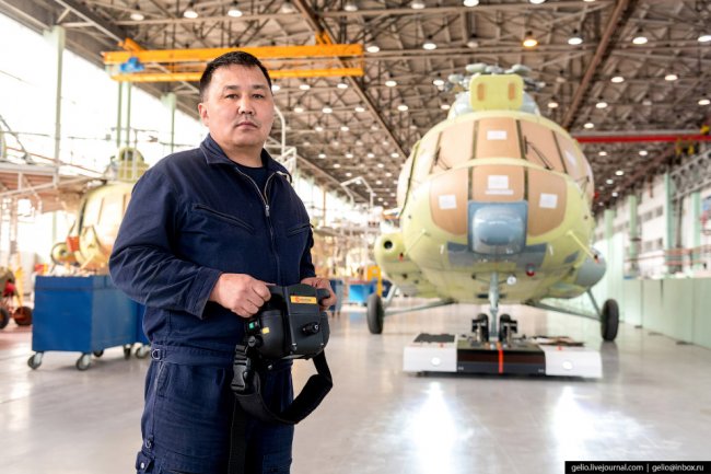 Производство вертолётов на Улан-Удэнском авиационном заводе
