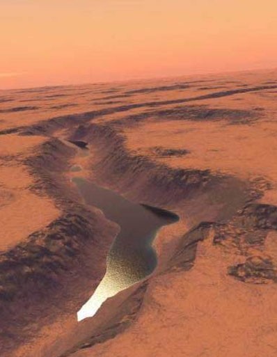 Как выглядел Марс 4 миллиарда лет назад? (7 фото)