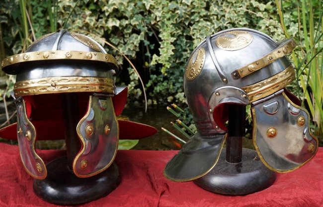 История римского шлема (7 фото)