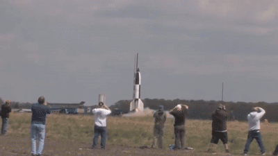 Подборка десяти крутейших запусков самодельных ракет, снятых на камеру