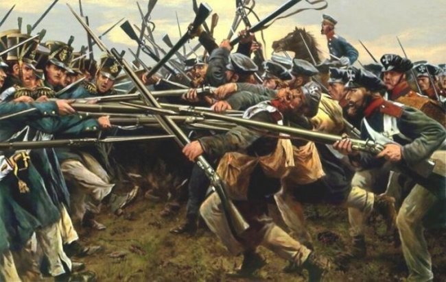 Почему солдаты XVII-XIX века не укрывались от огня и шли в бой в полный рос ...