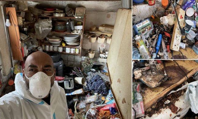 Уборщик показал ужасающие условия внутри дома пожилой пары, где не убирались 20 лет