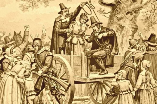 330 лет назад в английской колонии осуждены за колдовство и повешены пять ж ...