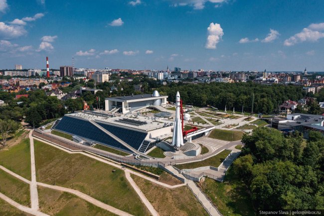 Калуга с высоты — город Циолковского