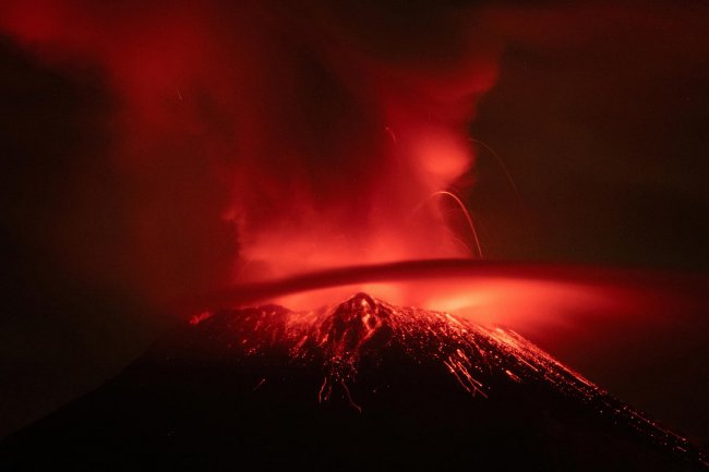 Последние извержения вулканов