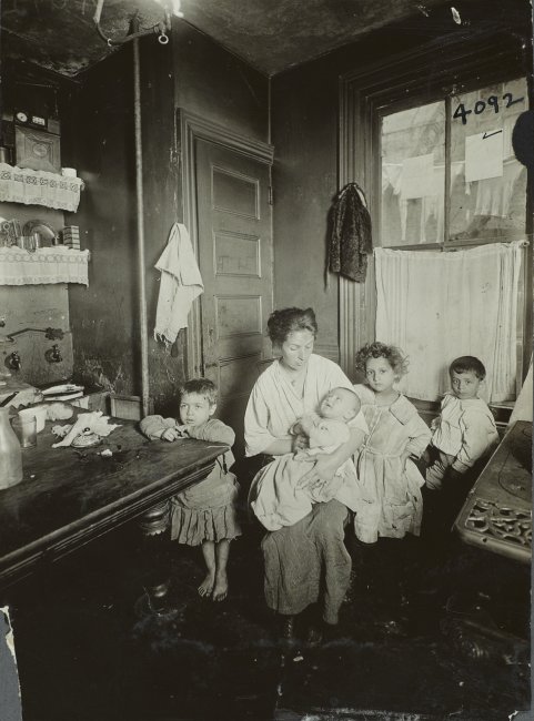 Дети нью-йоркских трущоб начала 20-го века