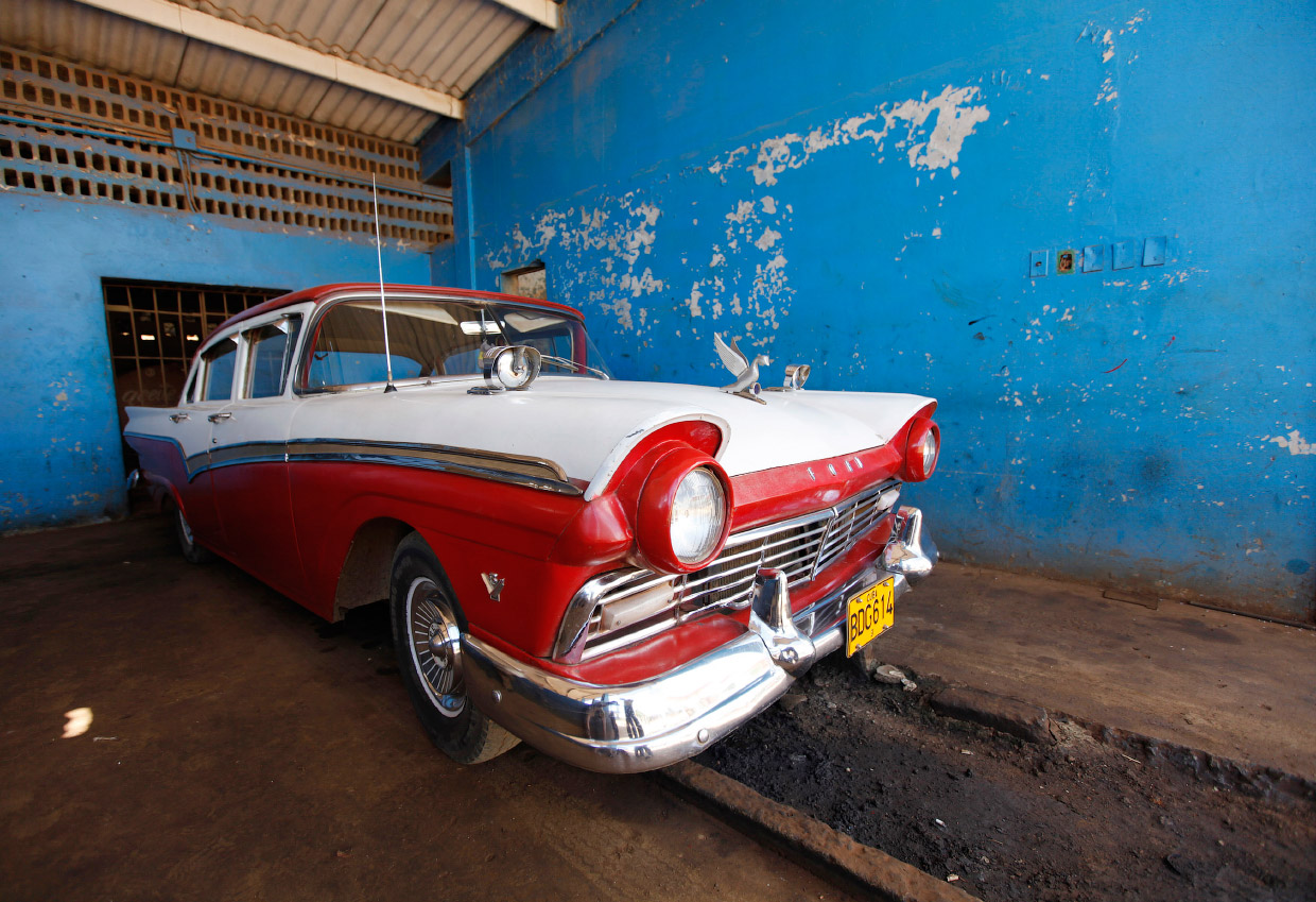 Куба ретро автомобили