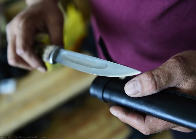 Как делают якутские ножи