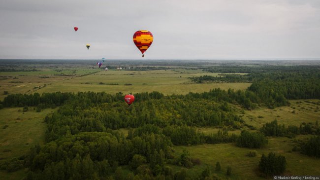 Фестиваль воздухоплавателей в Старой Руссе 2016