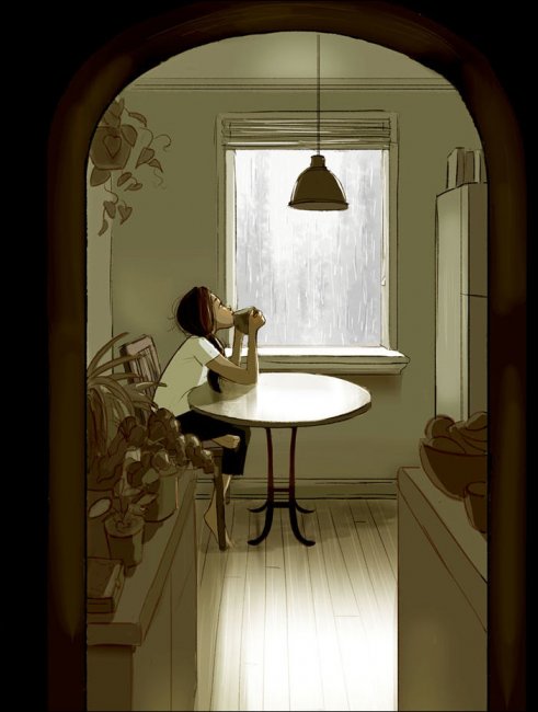 Иллюстрации о прелестях жизни в одиночестве