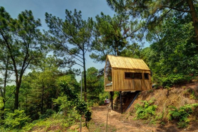 Домик для отдыха во вьетнамском лесу