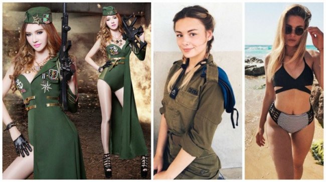 Девушки-военнослужащие без камуфляжа и автомата (24 фото)