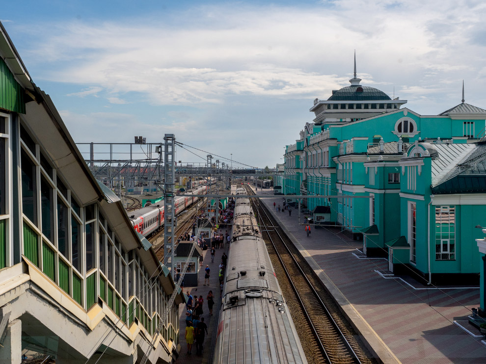 Транссибирская железнодорожная магистраль фото